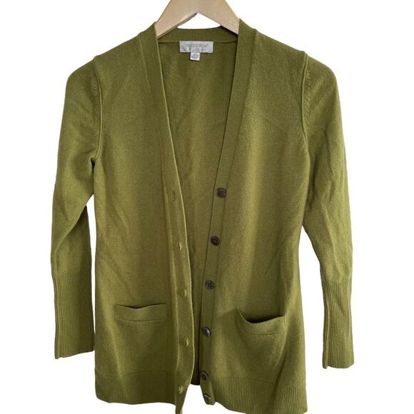 Nordstrom Collection ~ 100% Cashmere Cardigan ~ Size XSmall - Picture 1 of 6